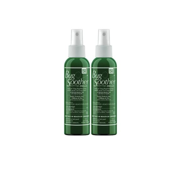 New 2 Pack BUG SOOTHER Repellant Spray 4 oz each Natural - Picture 1 of 1
